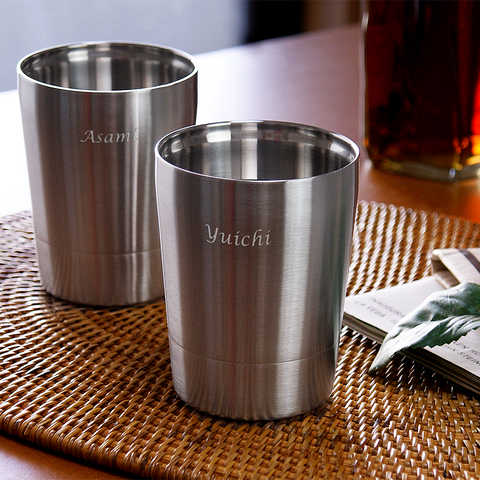 【名入れ】ダブルウォールロック ペア