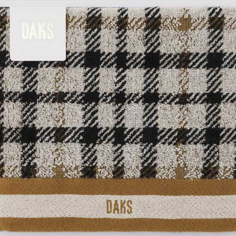 DAKS ダブルハウスチェック バスタオル 55-3089300