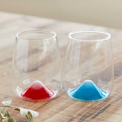 【名入れ】富士山グラス ペア