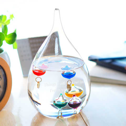 【名入れ】ガリレオ温度計 ドロップ L