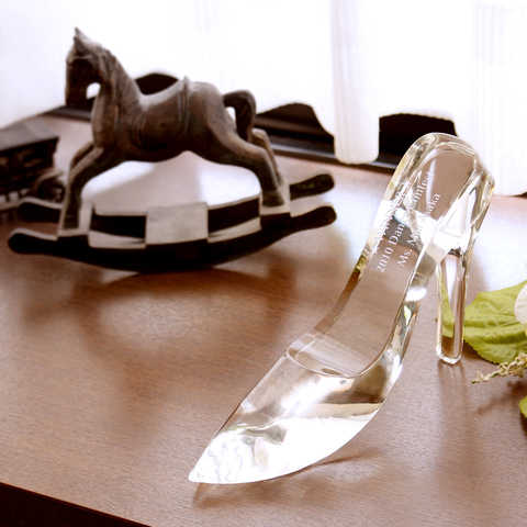 【名入れ】クリスタルハイヒール S