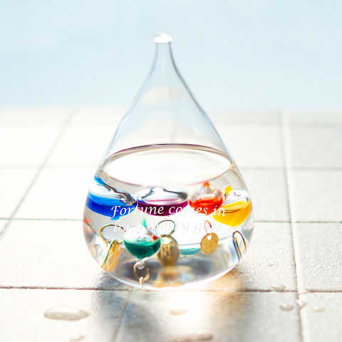 【名入れ】ガリレオ温度計 ドロップ S