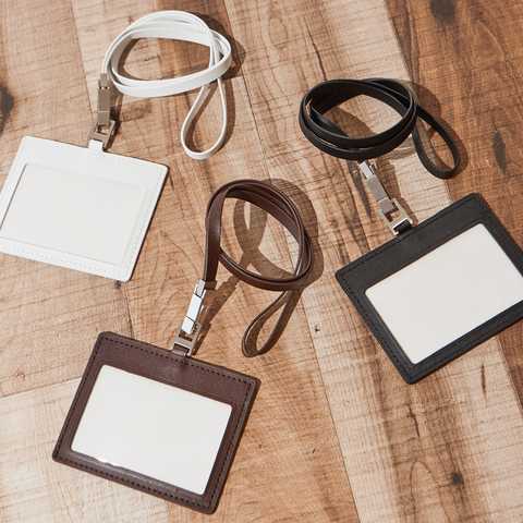 【名入れ】IDカードホルダー レザー