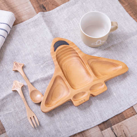 【名入れ】キッズ食器ギフトセット ロケット