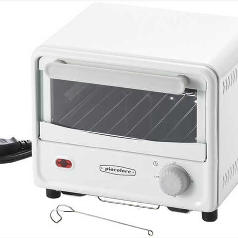 ピアコローレ ミニオーブントースター PCL-40W ホワイト