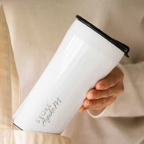 名入れ STTOKE タンブラー 355ml Lサイズ [保温保冷/セラミックコート]