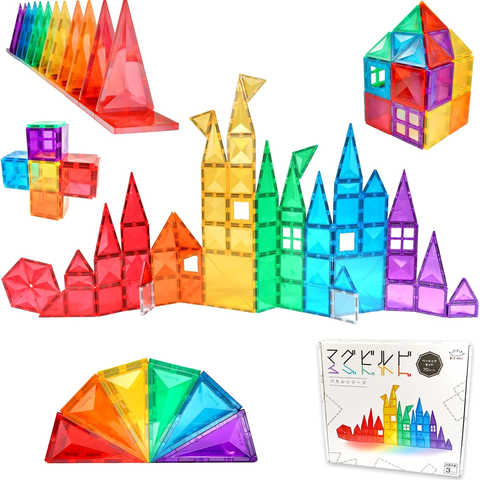 マグネットブロック マグビルド ベーシックセット 70ピース