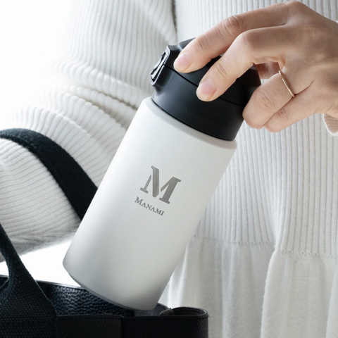 名入れ ワンタッチ サーモステンレスボトル350m