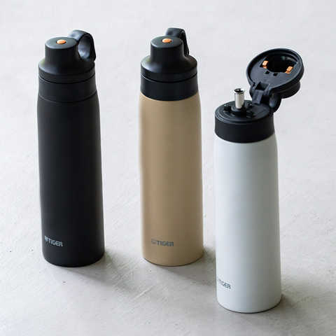 タイガー 真空断熱ステンレス製ストローボトル 水筒 500mL [保冷専用]