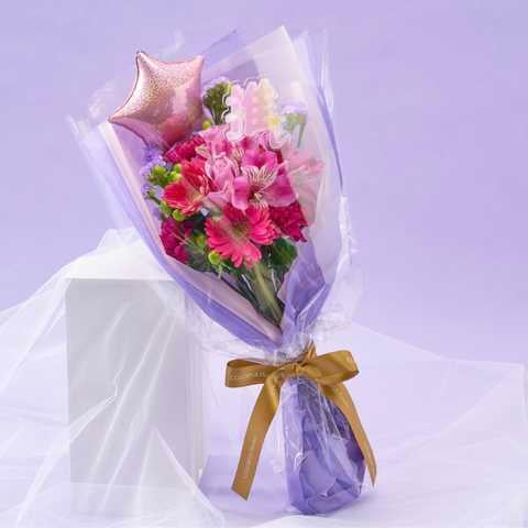 【推しピック付き】推し色ブーケ バルーンセット [全5カラー]