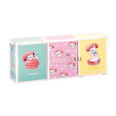 ニャカロンラスク3個セット(テ ヴェール風味/フレーズ風味/シトロン風味)