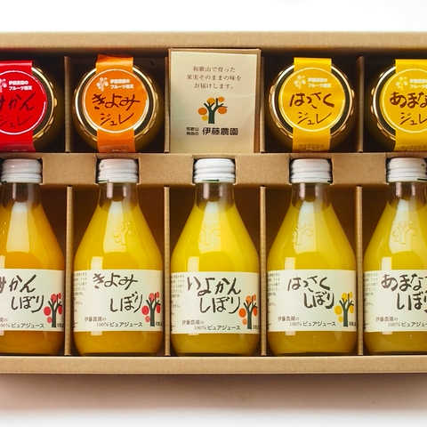 100%ピュアジュース180mlx5本＆ジュレ4個セット