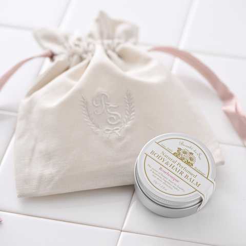 Beaute de Sae（ボーテ デュ サエ） ギフトセット [Q]  ボディ＆ヘアバーム 35g / 巾着ポーチ  