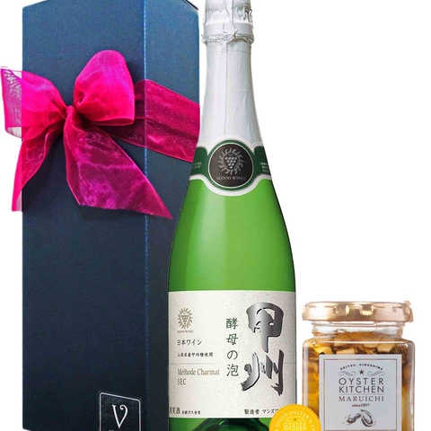 スパークリングワイン/酵母の泡 甲州&牡蠣の瓶