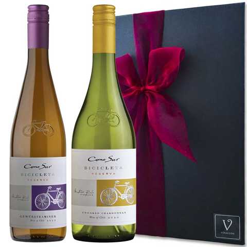 白ワイン2本セット コノスル ゲヴュルツトラミネール ビシクレタ レゼルバ＆コノスル シャルドネ ビシクレタ レゼルバ