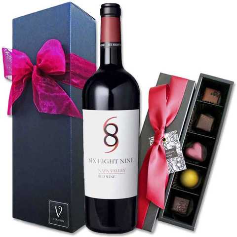 赤ワイン/689ナパ・ヴァレーレッド＆チョコレート5個