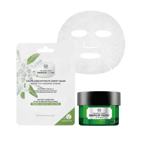 【20250303/取扱中止・在庫0】THE BODY SHOP ユースクリームDOY保湿クリーム&シートマスクDOY