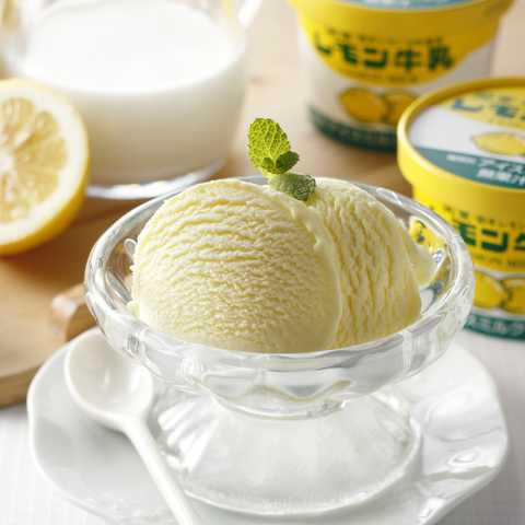 栃木 レモン牛乳カップアイス