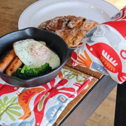 オーブンミトン＆ポットホルダー／バード