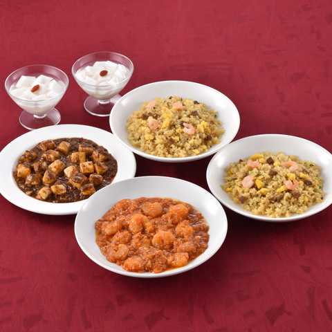 東京 「赤坂四川飯店」 陳建一監修 本格中華4種セット