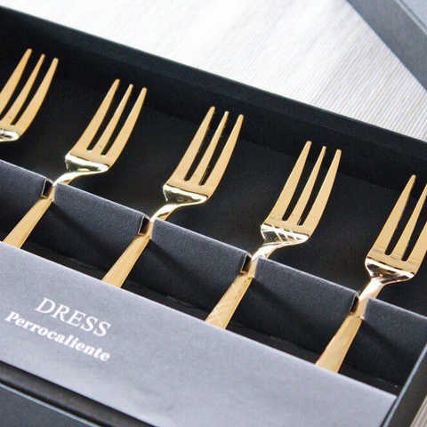 DRESS アソートTea Fork／Gold（5本セット）