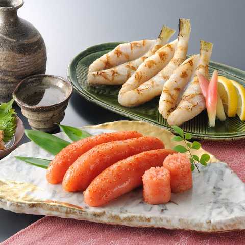 「関とら本店」 ふく一夜干しと辛子明太子詰合せ(とらふく塩辛付)