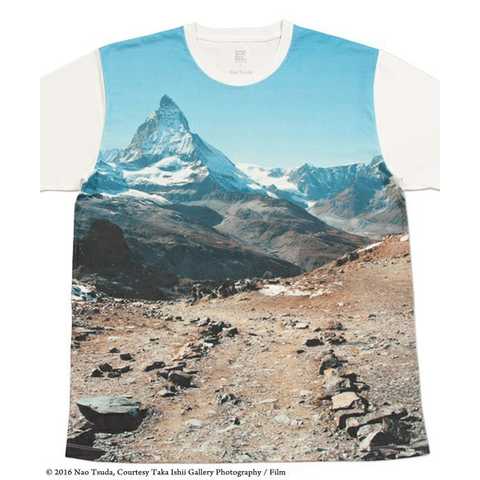 津田直Tシャツ/マッターホルンと道