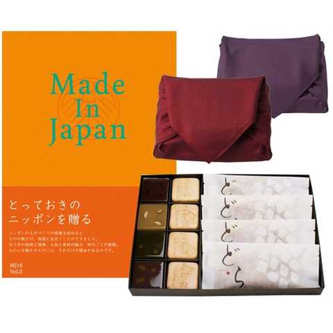 made in Japan メイドインジャパン カタログギフト〔MJ16コース〕+＜KOGANEAN＞こがねもなか・こいねり・どら各4個 