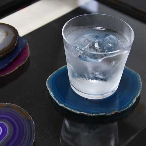 CRYSTAL COASTER / Pink
