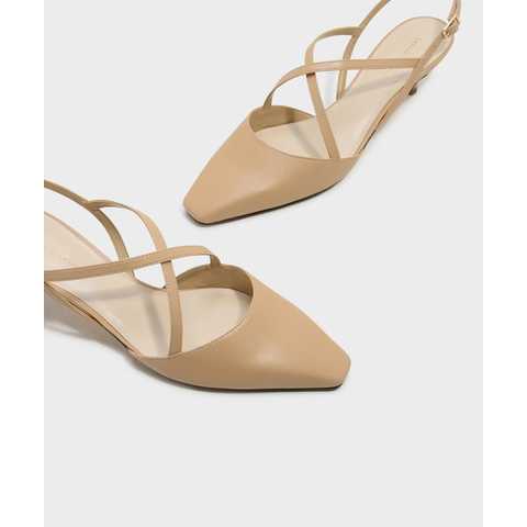 クリスクロススリングバックヒール / CRISS CROSS SLING BACK HEELS