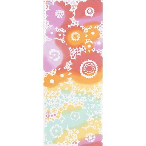 手ぬぐい　花空　ピンク
