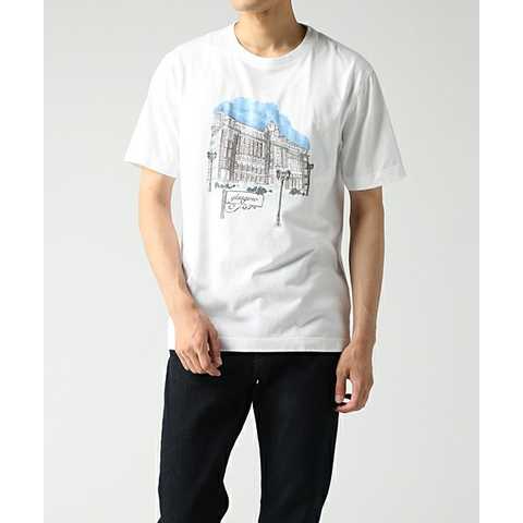 GLASGOW CITY PRINT T-SHIRT【274317 299Z】