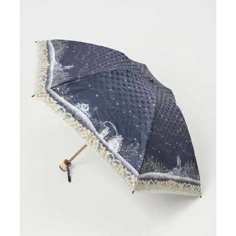 Disney Lifestyle Collection ディズニー 晴雨兼用傘 キャンバスパラソル (ミニ/折りたたみタイプ)
