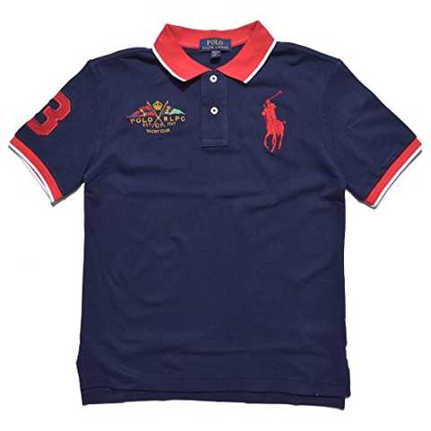 (ポロ ラルフローレン)POLO RALPH LAUREN ビッグポニー ロゴ ポロシャツ 323-690108 メンズ レディース 02.ネイビー M [並行輸入品]