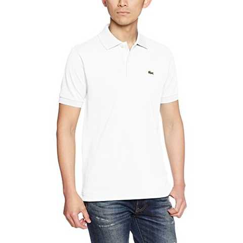 (ラコステ)LACOSTE L.12.12 ポロシャツ (無地・半袖) L1212A 001 ホワイト 003