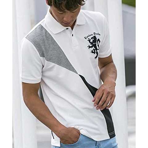 (アドミックス/アトリエサブメン) ADMIX/ATELIER SAB MEN 鹿の子ポロシャツ 02-62-9118 52(LL) ネイビー(40)