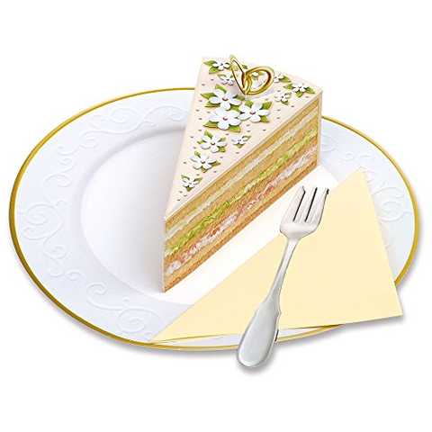 GOLLNOW PAPER CREATIONS(ゴルノー ペーパー クリエーションズ) 3D立体カード ポップアップカード ウェディングケーキ