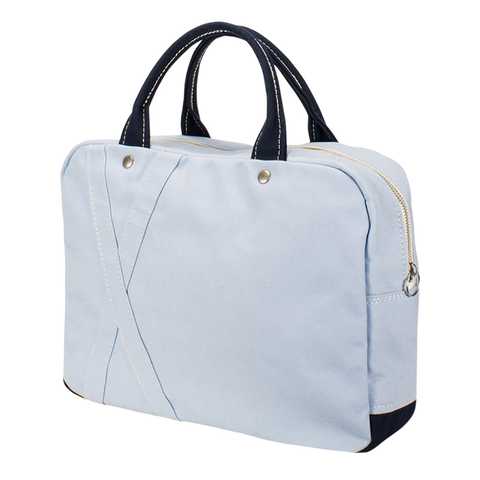 BRIEF TOTE Color : Saxe × Navy