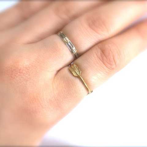 Arrow ring ＜gold＞