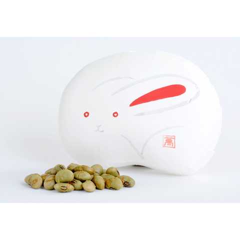 大浜緑大豆の炒り豆・能登塩醤油（豆箱入り）