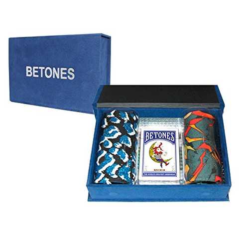 (ビトーンズ)BETONES ベルベット VELVET BOX トランプセット/ブルー ボクサーパンツ F