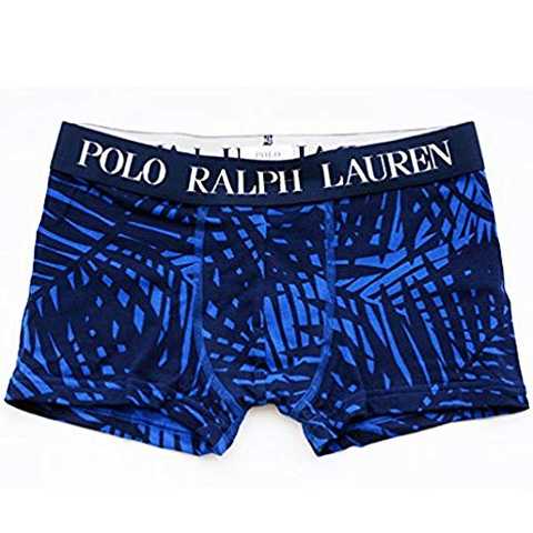 ポロ ラルフローレン メンズ ニット ローライズ ボクサーパンツ メンズM ブルー アラカヤシ柄