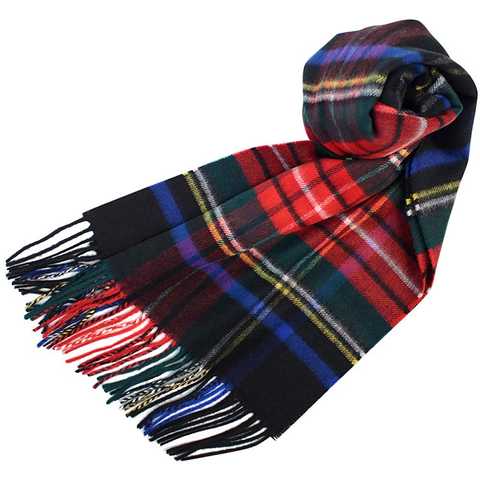 [ジョンストンズ]JOHNSTONS カシミア中判ストール チェック WA000057//JOHN-WA000057 [並行輸入品]