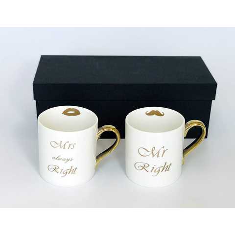 Clapoyis マグカップ コーヒーカップ ペア おもしろ 結婚祝い カップル おしゃれ 北欧 ギフト箱入り 2客 ホワイト 磁器 ボーンチャイナ メンズ レディ C001
