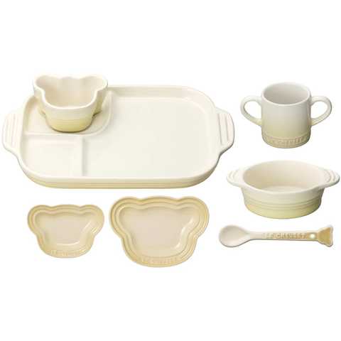 ルクルーゼ ベビー テーブルウェア セット 子供用 食器セット 耐熱 デューン 910427-00-68