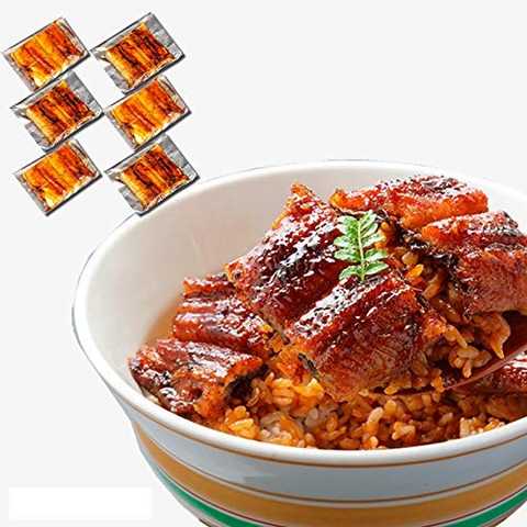【国産 手焼き 炭火焼】蒲焼き カットうなぎ（35～55ｇ） (６食入り) 三河一色産たれ・山椒付 炭火焼き 手焼き 活うなぎ 【 うなぎのしろむら 】