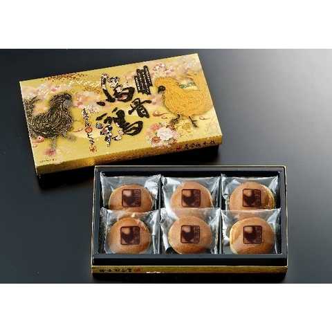 烏骨鶏姫どら焼き 6個入り