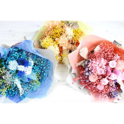 プリザーブドフラワーの花束