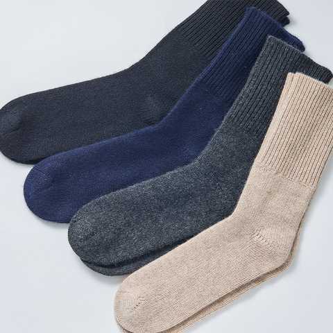 カシミヤ おやすみソックス 