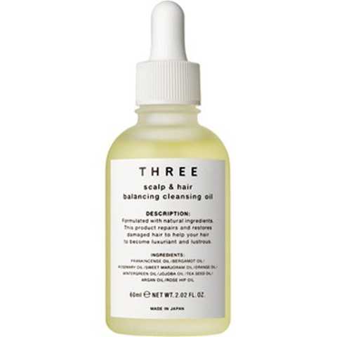 THREE scalp ＆ hair balancing cleansing oil